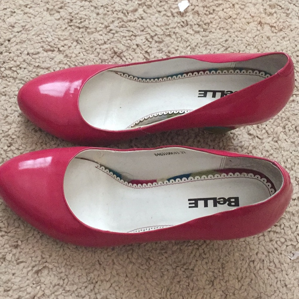 Pink shoes